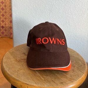 Reebok Cleveland Browns NFL Cap Brown Orange Officially Licensed Football Hat